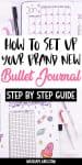 How To Set Up A Bullet Journal: Step By Step Bullet Journal Setup Guide | Masha Plans