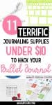 11 Terrific Supplies Under $10 To Hack Your Bullet Journal | Masha Plans
