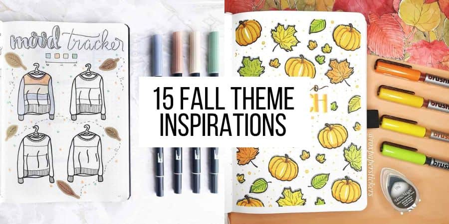 How To Make Stencils For Amazing Fall Spreads In Your Bullet