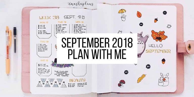 Plan With Me: September Bullet Journal Setup