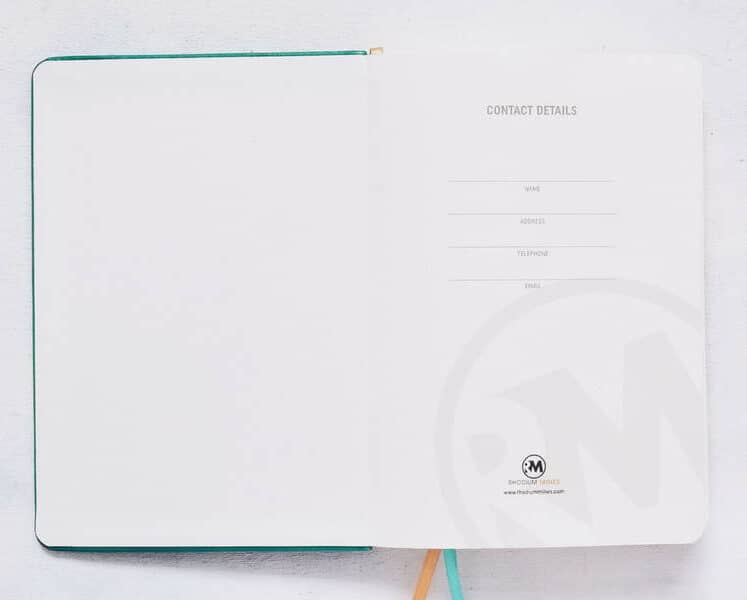 Rhodium Mines Dot Grid Notebook Review 6 Months Later - inside the notebook | Masha Plans
