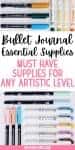 Bullet Journal Essentials: Must Have Supplies For Beginners | Masha Plans