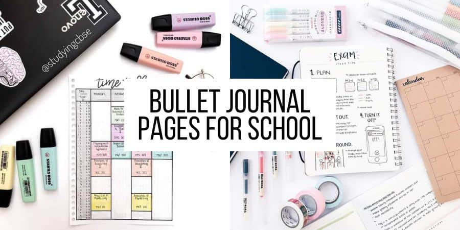 Use your Bullet Journal to help you with your assignments, exams and other school duties. These amazing layouts will be able to help you complete everything on time and efficiently. Use these Bullet Journal setup ideas to be a bit less stressed during study years. #mashaplans #bulletjournal #studygram #school #backtoschool #bujo #bujoideas #bulletjournalideas #bulletjournaljunkies