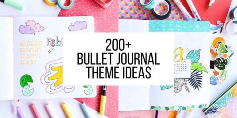 200+ Creative Bullet Journal Theme Ideas For Every Month On The Year