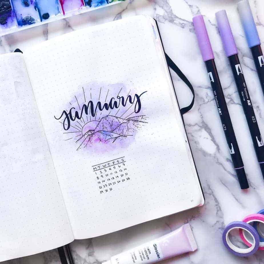 200+ Bullet Journal Themes For Every Month On The Year | Masha Plans