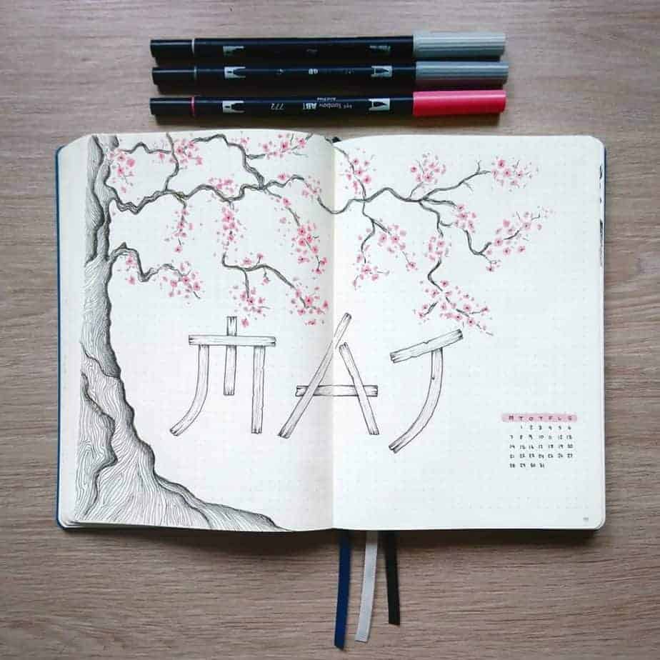 Inspirational Spring Bullet Journal Theme Ideas | Masha Plans