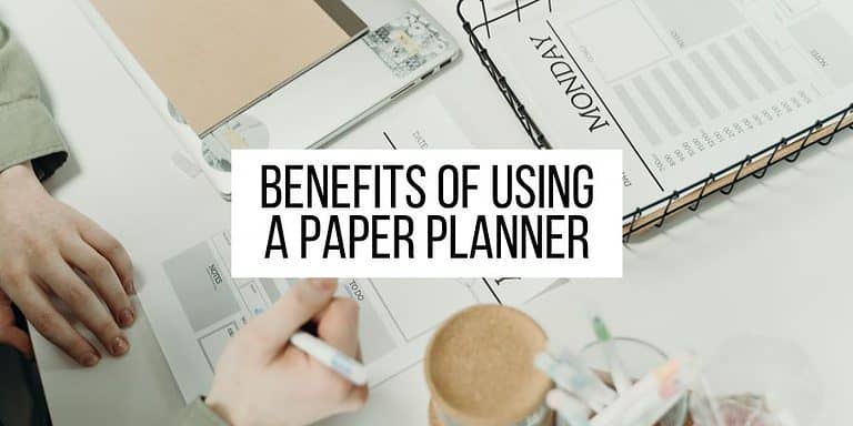 7 Incredible Benefits Of Using A Planner