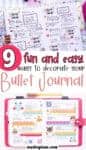 9 Fun and Simple Bullet Journal Decoration Ideas | Masha Plans
