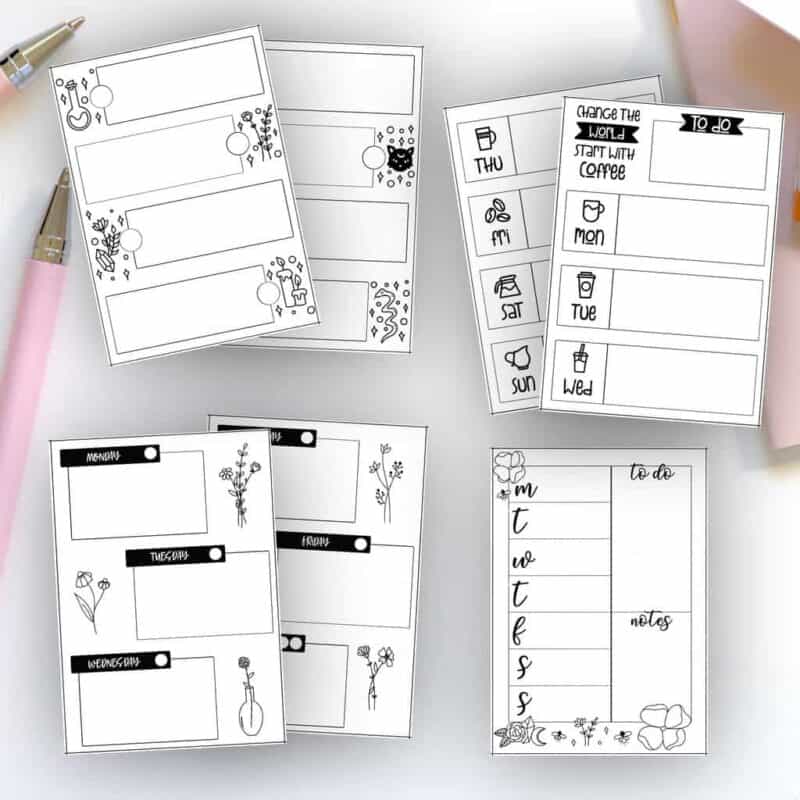 9 Fun and Simple Bullet Journal Decoration Ideas | Masha Plans