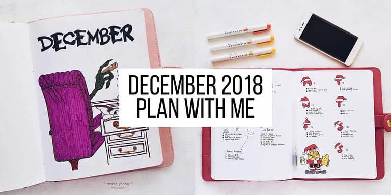 Christmas Bullet Journal Setup: December 2018 Plan With Me