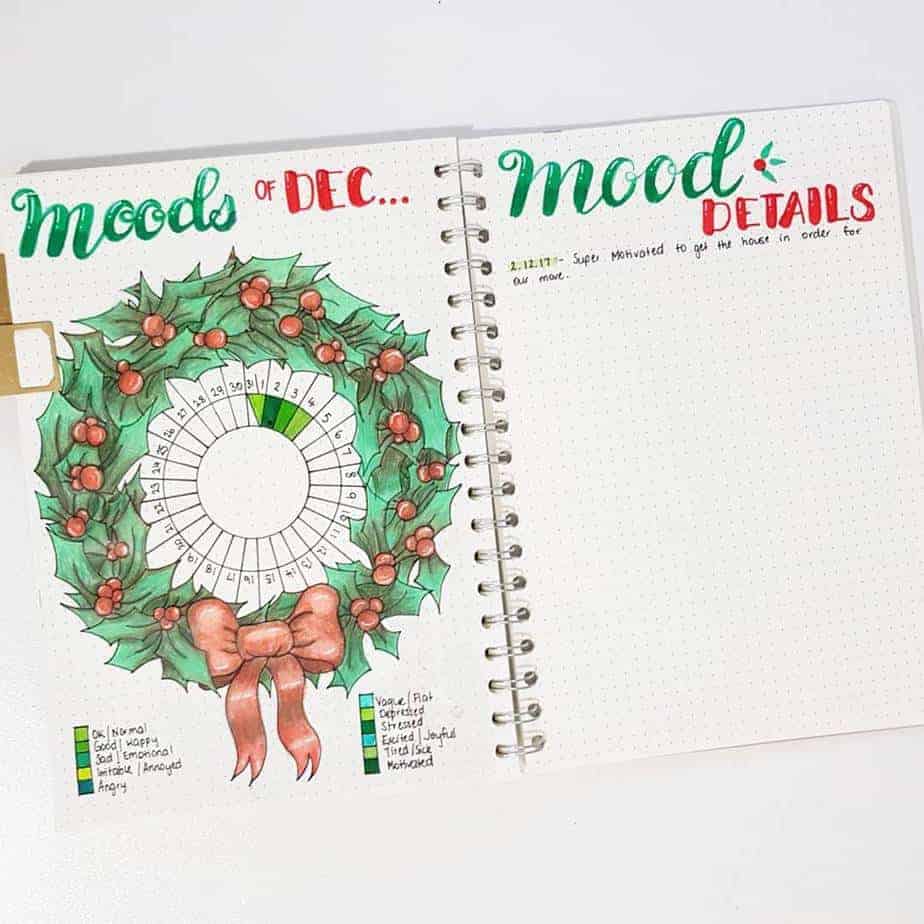 Cutie Little Christmas Bullet Journal Ideas | Masha Plans