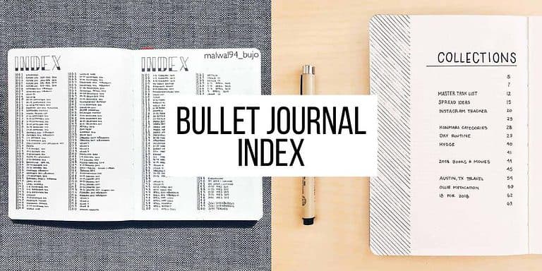 Bullet Journal Index: Tips, Tricks, Inspirations