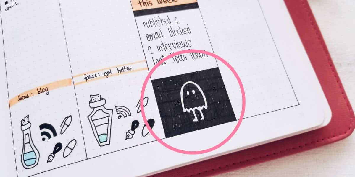 How To Fix Bullet Journal Mistakes - Blackout | Masha Plans