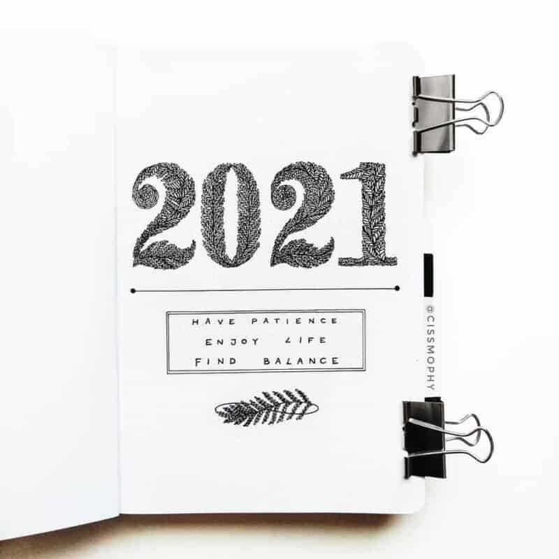 Creative Bullet Journal First Page Ideas Masha Plans