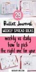 Bullet Journal Weekly Spread VS Daily Log | Masha Plans