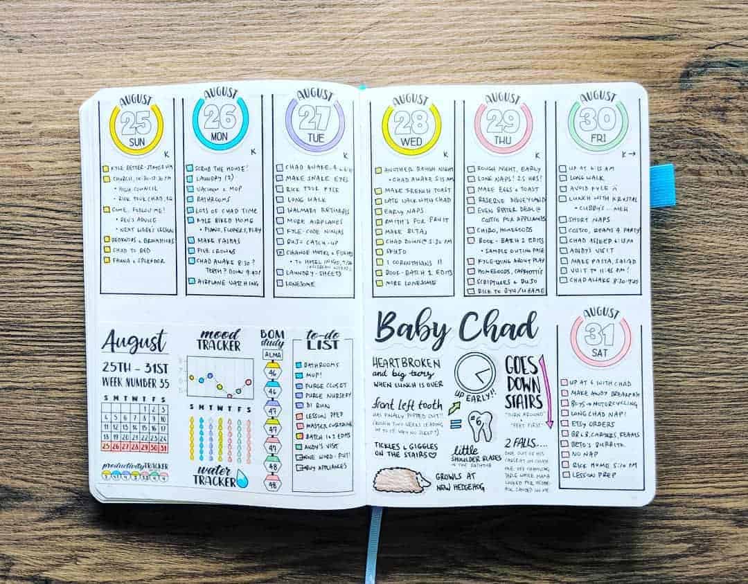 Bullet Journal Weekly Spread VS Daily Log | Masha Plans