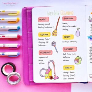 How To Manage Spring Cleaning With Your Bullet Journal | Masha Plans