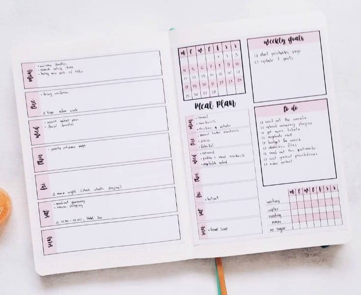 How To Add Printables To Your Bullet Journal | Masha Plans