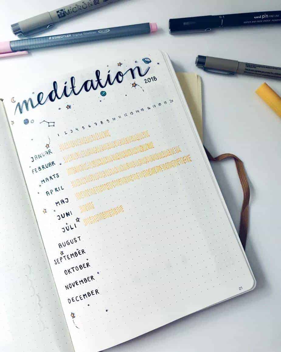 Yearly Habit Tracker by @calmandbujo | Masha Plans