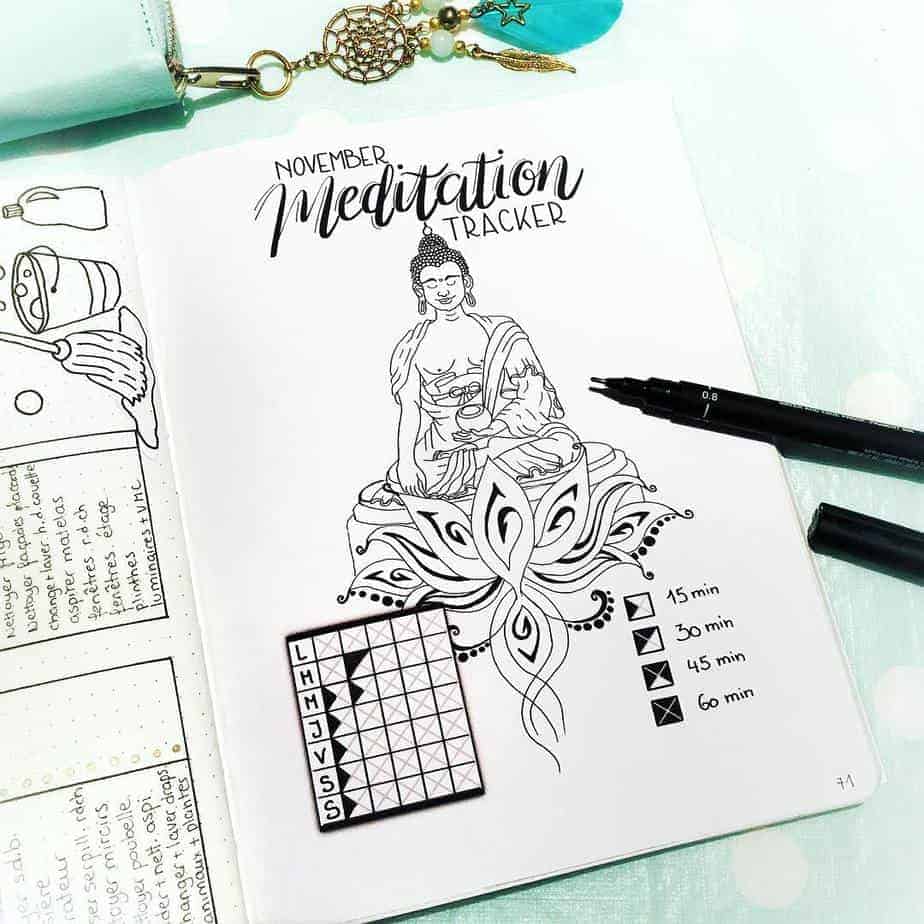 Meditation Tracker by @dolcissima_designs | Masha Plans