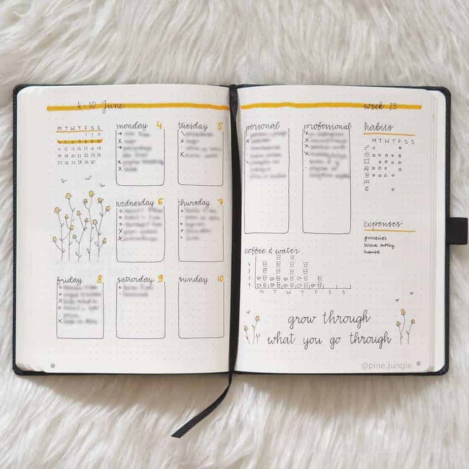 Yearly Habit Tracker by @pine.jungle | Masha Plans