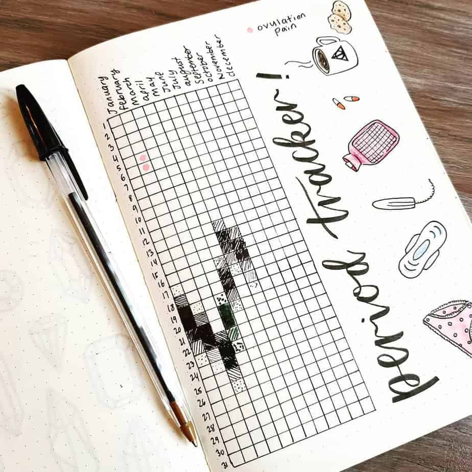 Period Tracker by @splendidscribbles | Masha Plans