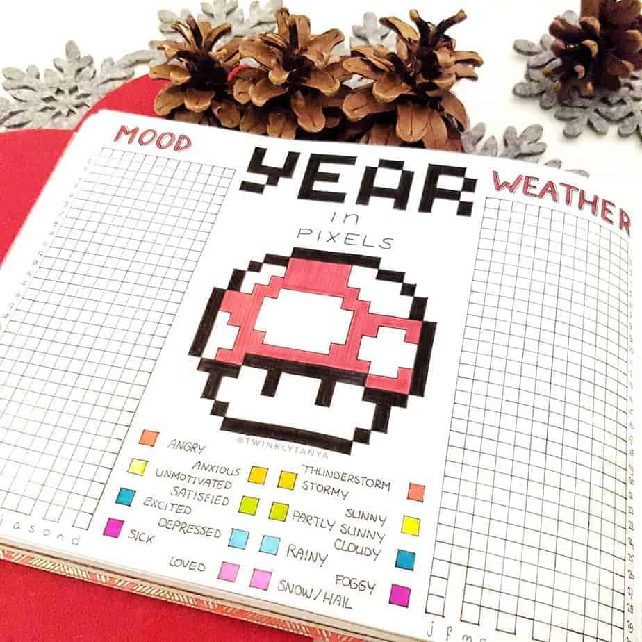 Yearly Habit Tracker by @twinklytanya | Masha Plans