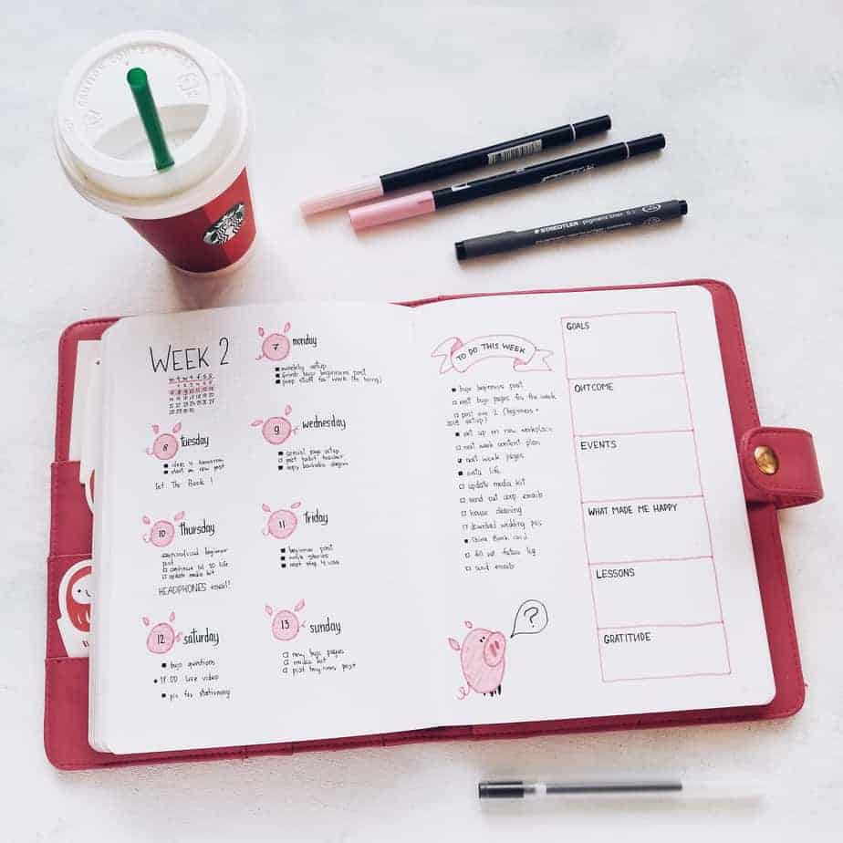 9 Types Of Bullet Journal Weekly Spreads You Need To Try | Masha Plans