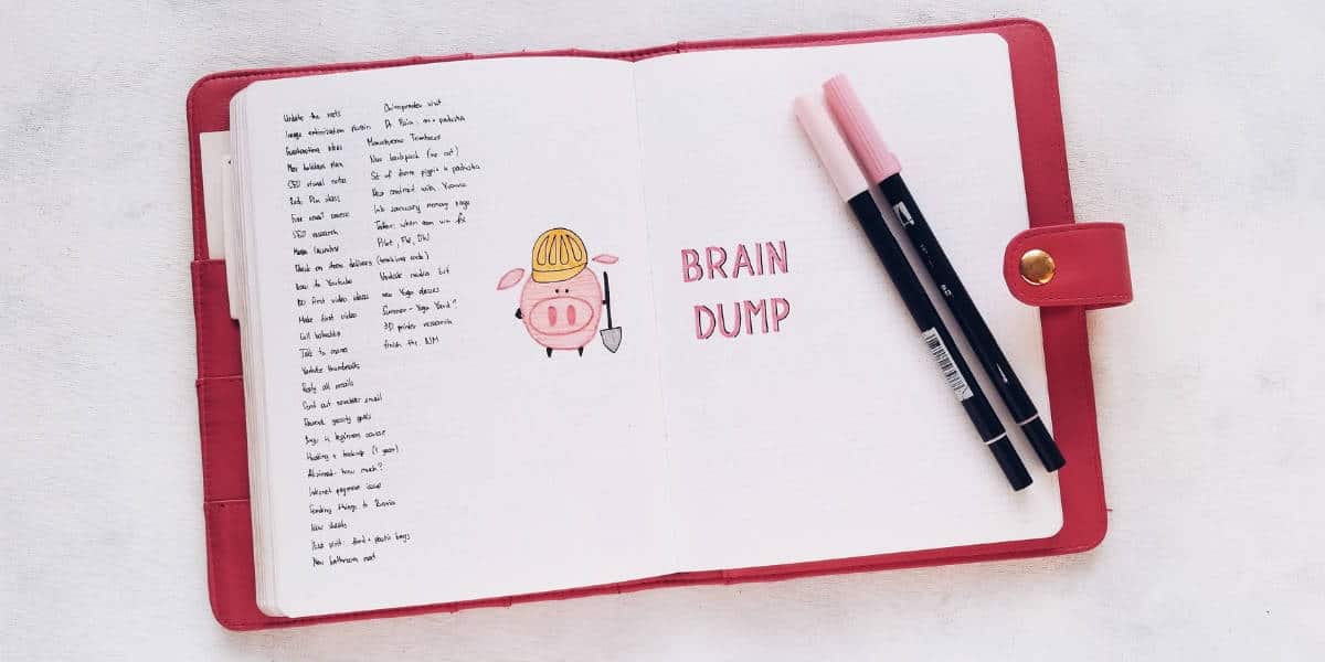 5 Essential Bullet Journal Page Ideas To Start Using Today - Brain Dump | Masha Plans
