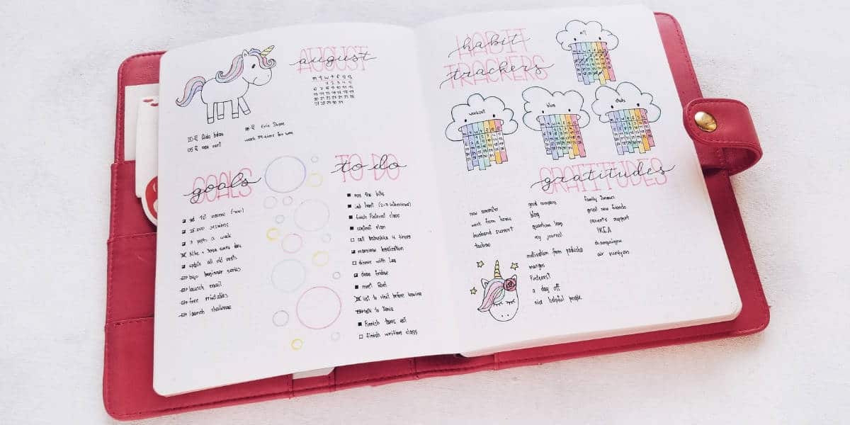 5 Essential Bullet Journal Page Ideas To Start Using Today - Gratitude Log | Masha Plans