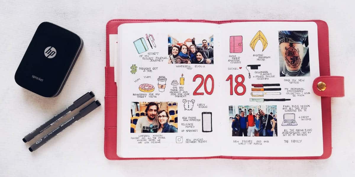 5 Essential Bullet Journal Page Ideas To Start Using Today - Memories Page | Masha Plans