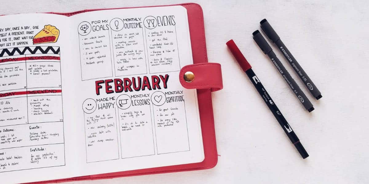 5 Essential Bullet Journal Page Ideas To Start Using Today - Monthly Review | Masha Plans