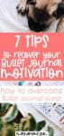 How To Recover Your Bullet Journal Motivation | Masha Plans