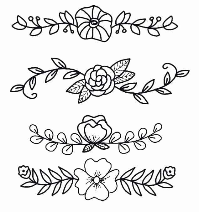 flower doodles