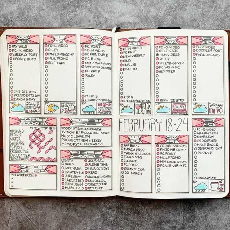 7 Clever Ways To Use Bullet Journal Icons | Masha Plans