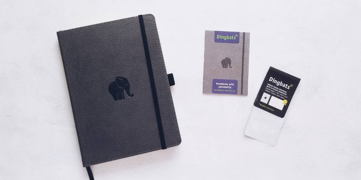 Dingbats Notebook Review: Wildlife Elephant Journal | Masha Plans