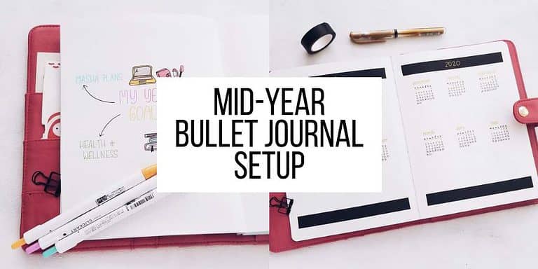 How to Start a Bullet Journal In The Middle Of The Year: 2019-2020 BuJo Setup