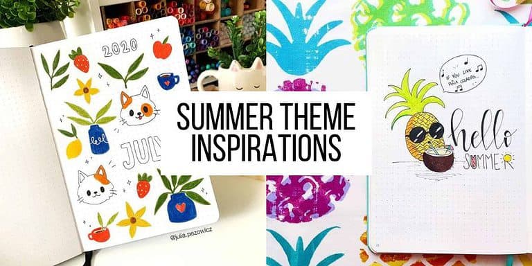 Bullet Journal Theme Ideas To Try This Summer