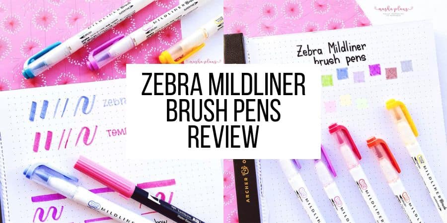 Mildliner Brush Pen Set - Fine Colors