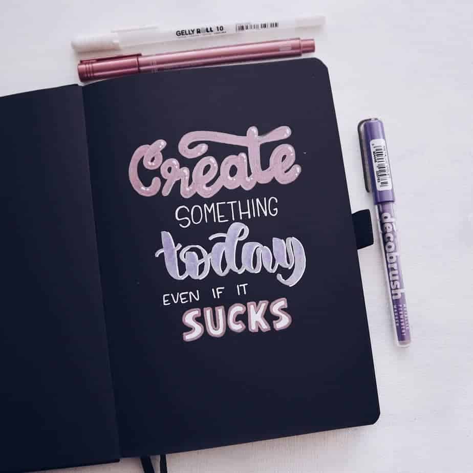 How To Overcome Bullet Journal First Page Fear | Masha Plans