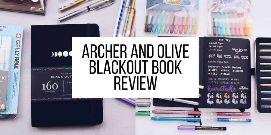 Archer and Olive Review: Perfect BUJO or art journal