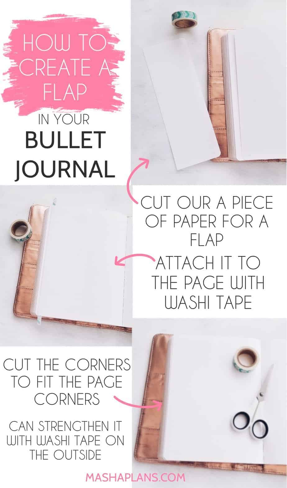 13 Genius Washi Tape Ideas For Your Bullet Journal | Masha Plans