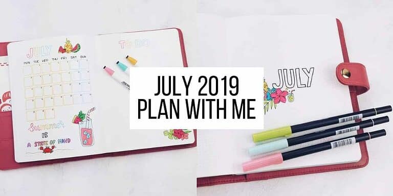 Summer Bullet Journal Setup: July Plan With Me