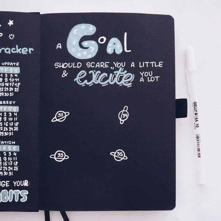 Blackout Book and JUST TWO Pens | August Plan With Me, Monthly Goals Page | Masha Plans