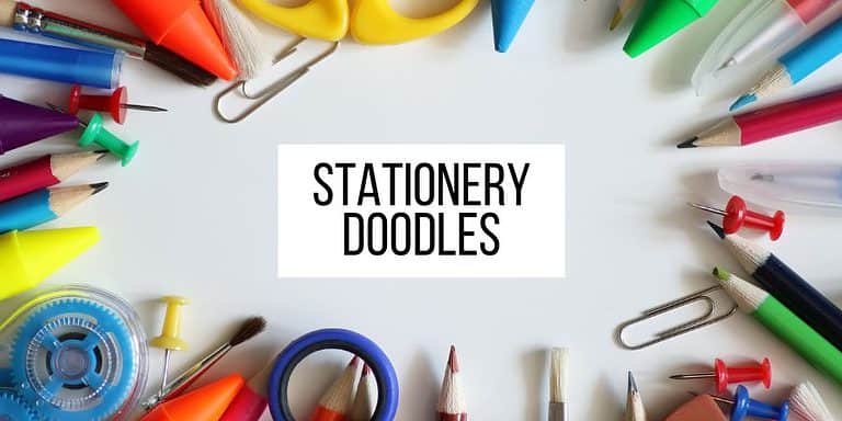 15 Cute and Easy Stationery Bullet Journal Doodles