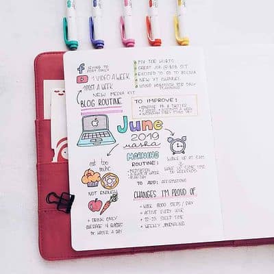 How to Start a Bullet Journal In The Middle Of The Year: 2019-2020 BuJo ...