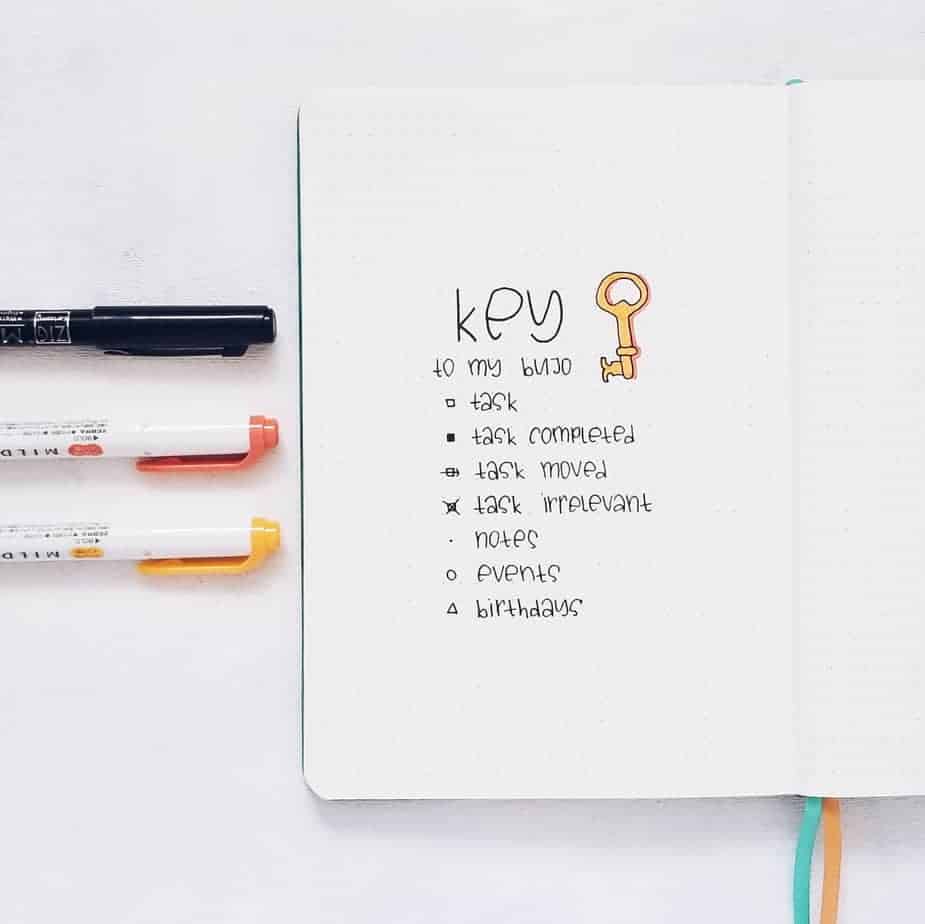 Bullet Journal Key: How To Create The Perfect One For You | Masha Plans