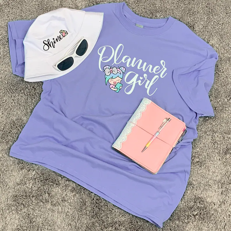 Bullet Journal Gift Ideas - tshirt "Planning Girl" | Masha Plans