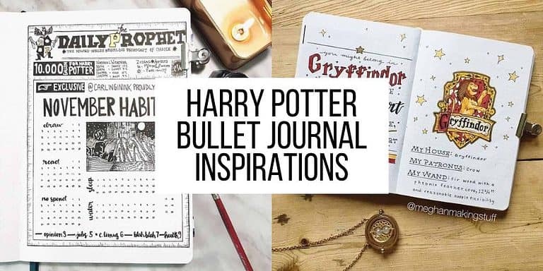 43+ Harry Potter Bullet Journal Theme Inspirations (+ December Plan With Me)