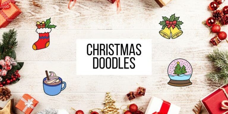 13+ Easy Christmas Doodles Anyone Can Draw